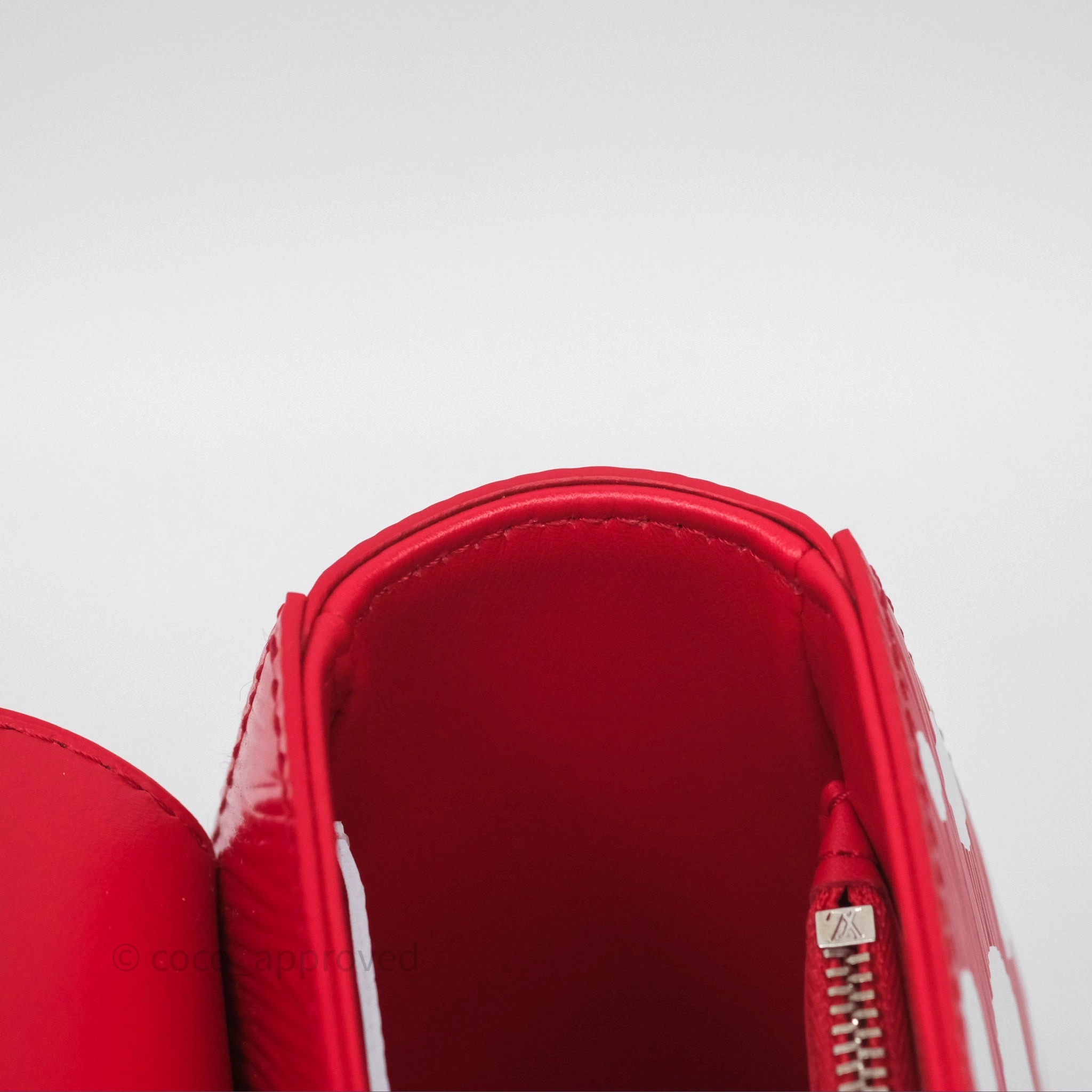 Louis Vuitton x Yayoi Kusama Twist MM Red/ White Epi Silver Hardware