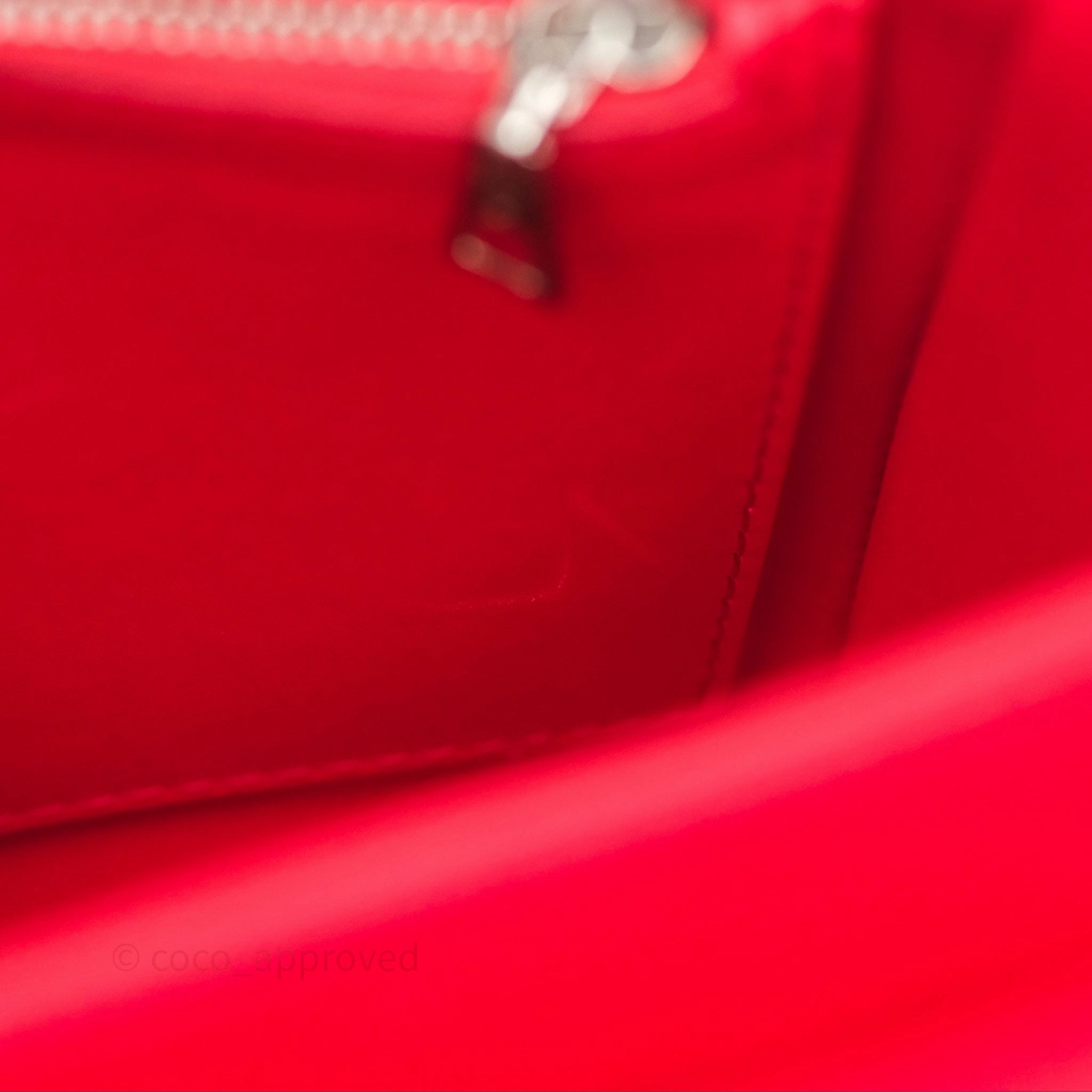 Louis Vuitton x Yayoi Kusama Twist MM Red/ White Epi Silver Hardware