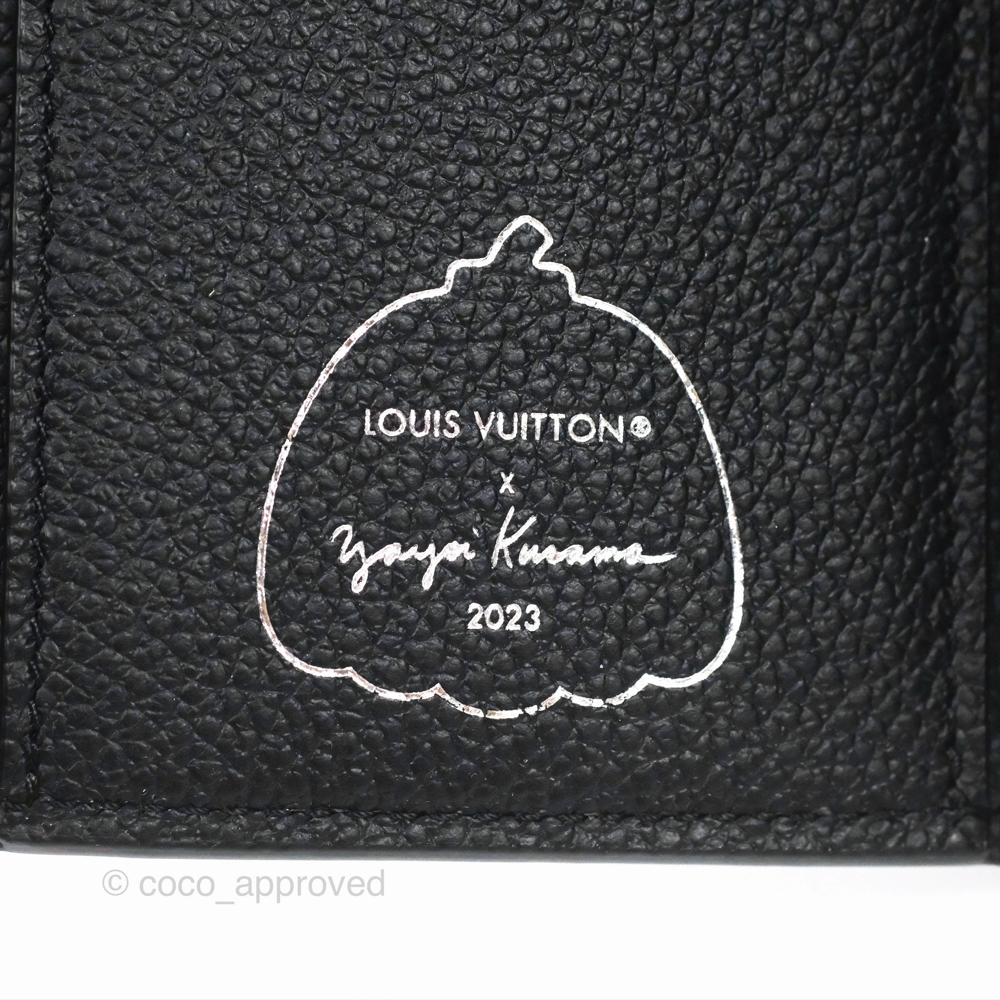 Louis Vuitton x Yayoi Kusama Victorine Wallet White/Black Monogram Empreinte